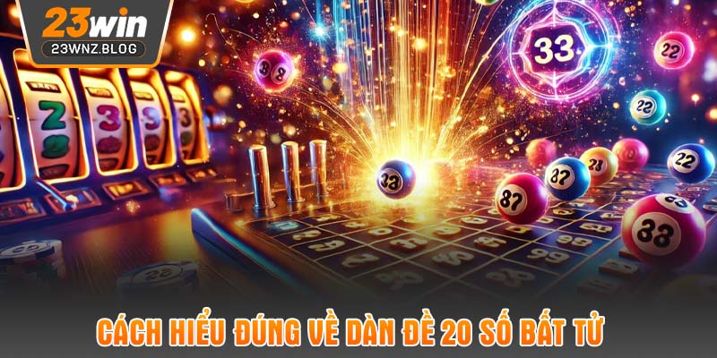 Cách hiểu đúng về dàn đề 20 số bất tử