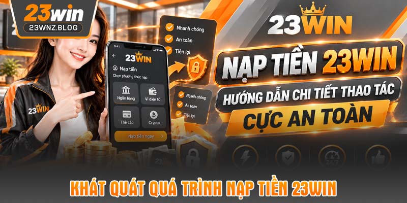 Khát quát quá trình nạp tiền 23WIN